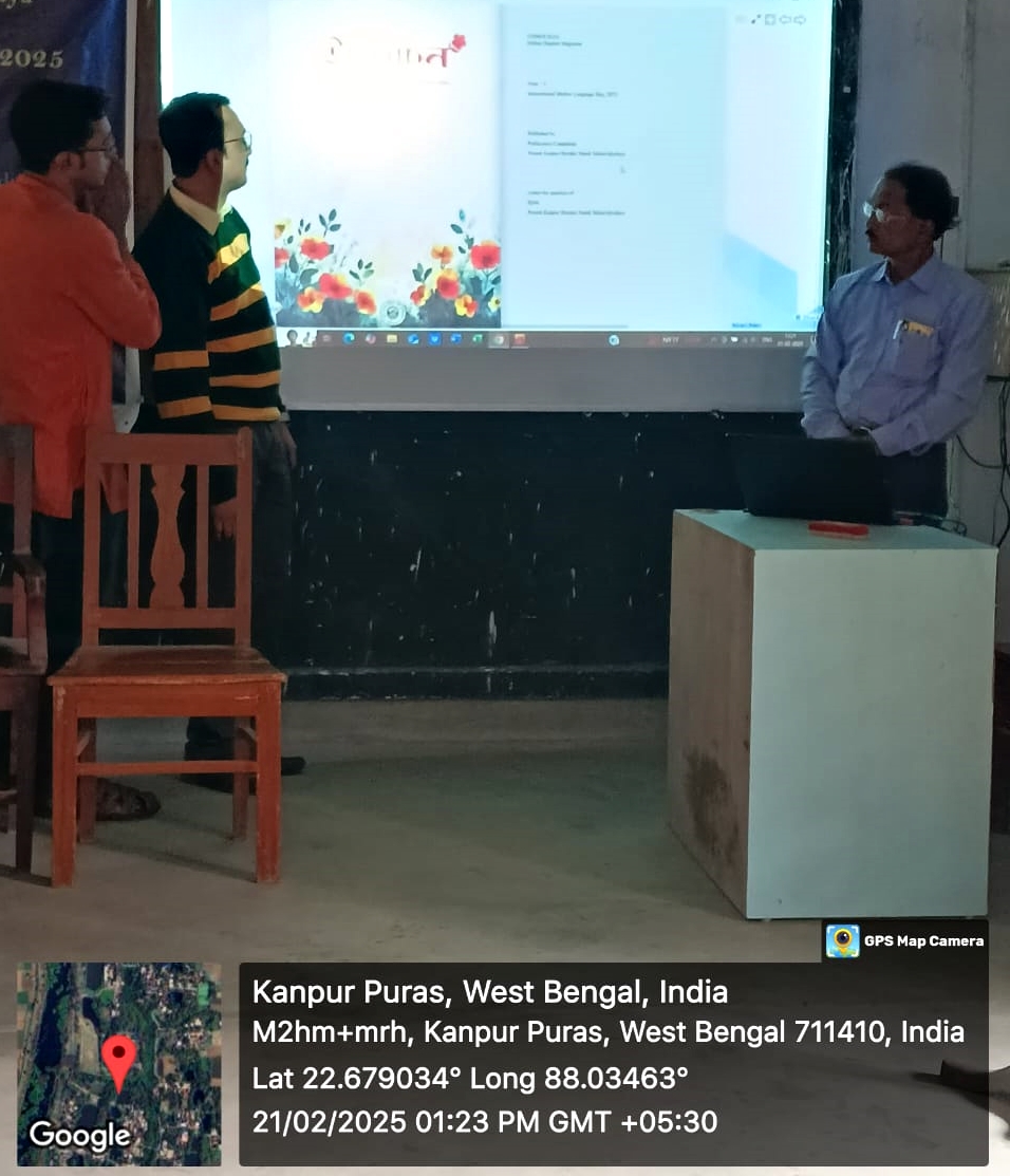 Publication of Student Webzine ‘Unmochan’